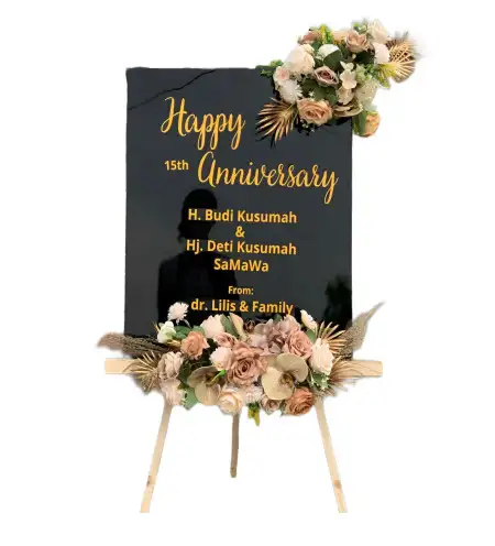 Papan Bunga Akrilik Sirau